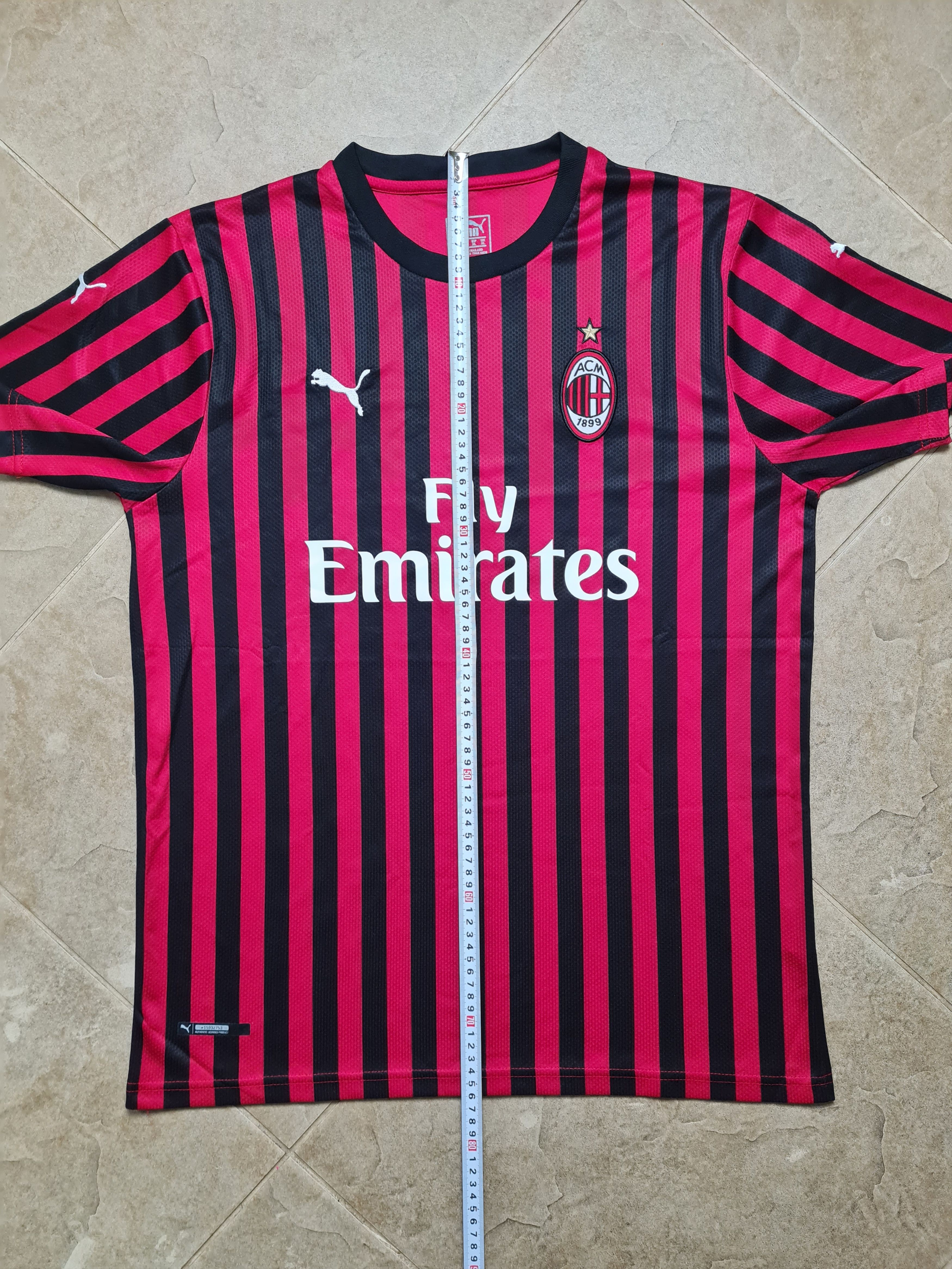 Puma MILAN 2019-2020 HOME FOOTBALL SHIRT PUMA 754419-06 Size US XL / EU 56 / 4 - 8 Thumbnail