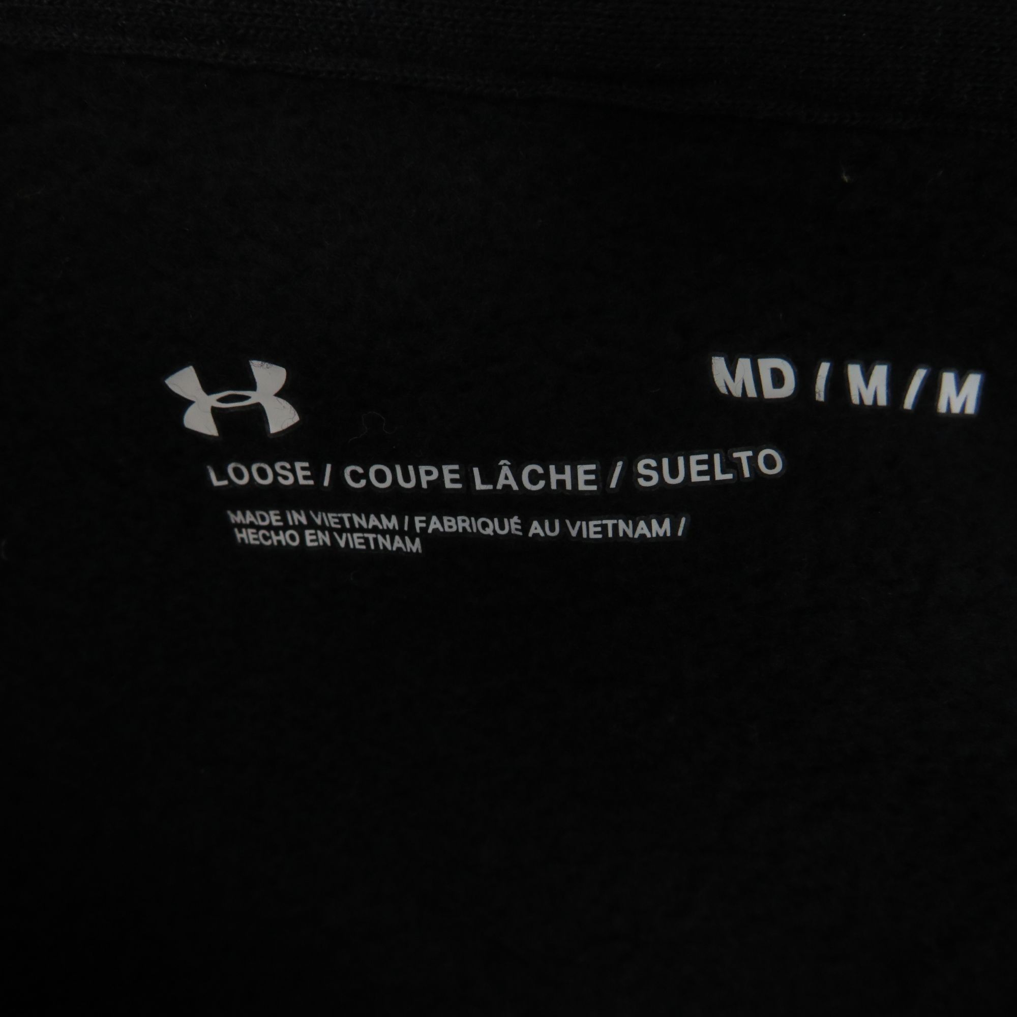 Under Armour Under Armour Men"s Fleece Full Zip Hoodie Black Medium Loose Size US M / EU 48-50 / 2 - 5 Thumbnail