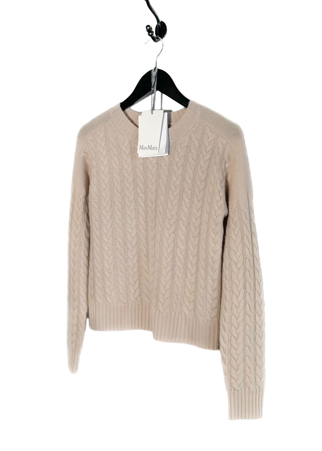 Max Mara Max Mara Breda Wool Cashmere Blend Cable Knit Sweater Size XS / US 0-2 / IT 36-38 - 2 Thumbnail