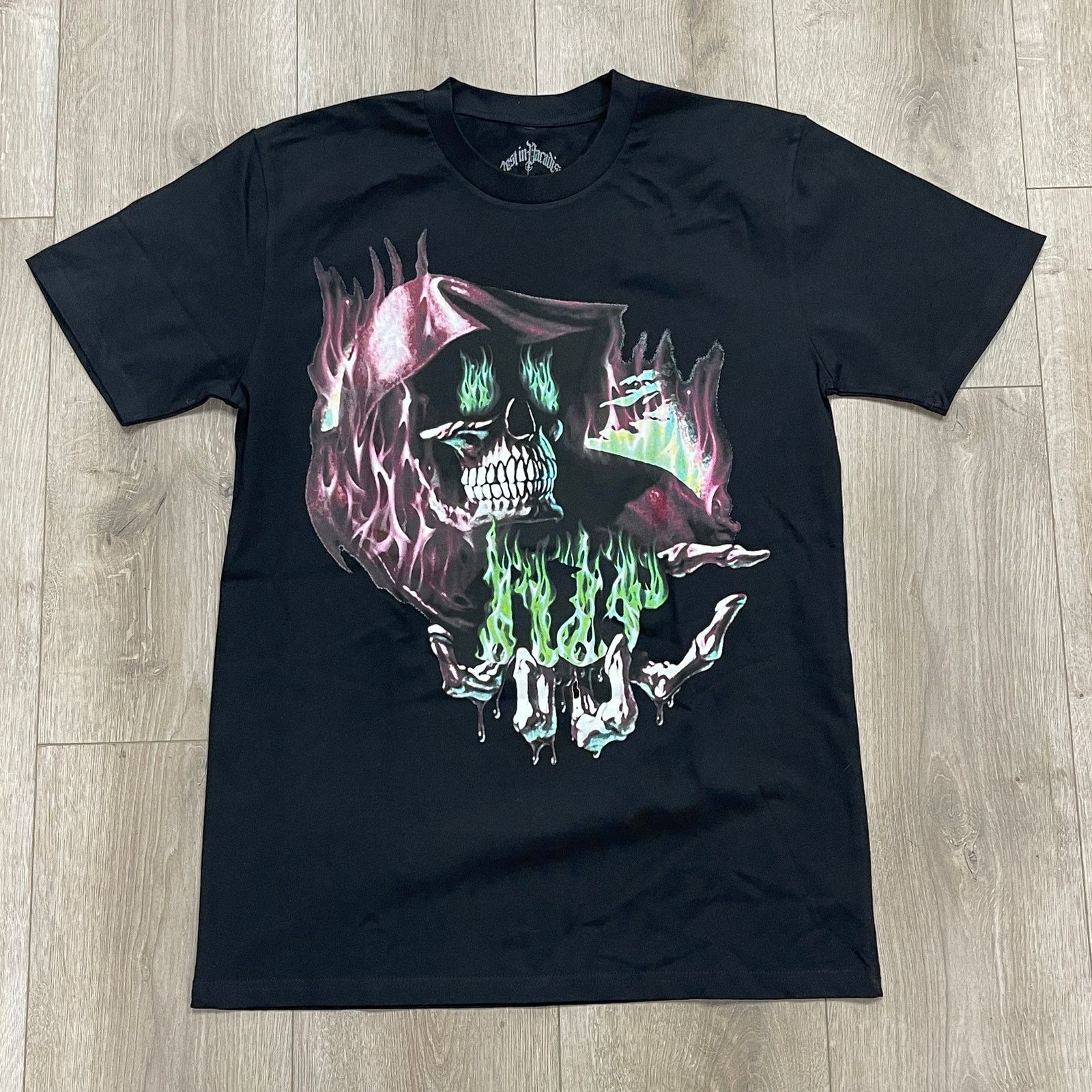 Supreme Rest In Paradise Grim Reaper RIP Tee T Shirt Black Medium Size US M / EU 48-50 / 2 - 1 Thumbnail