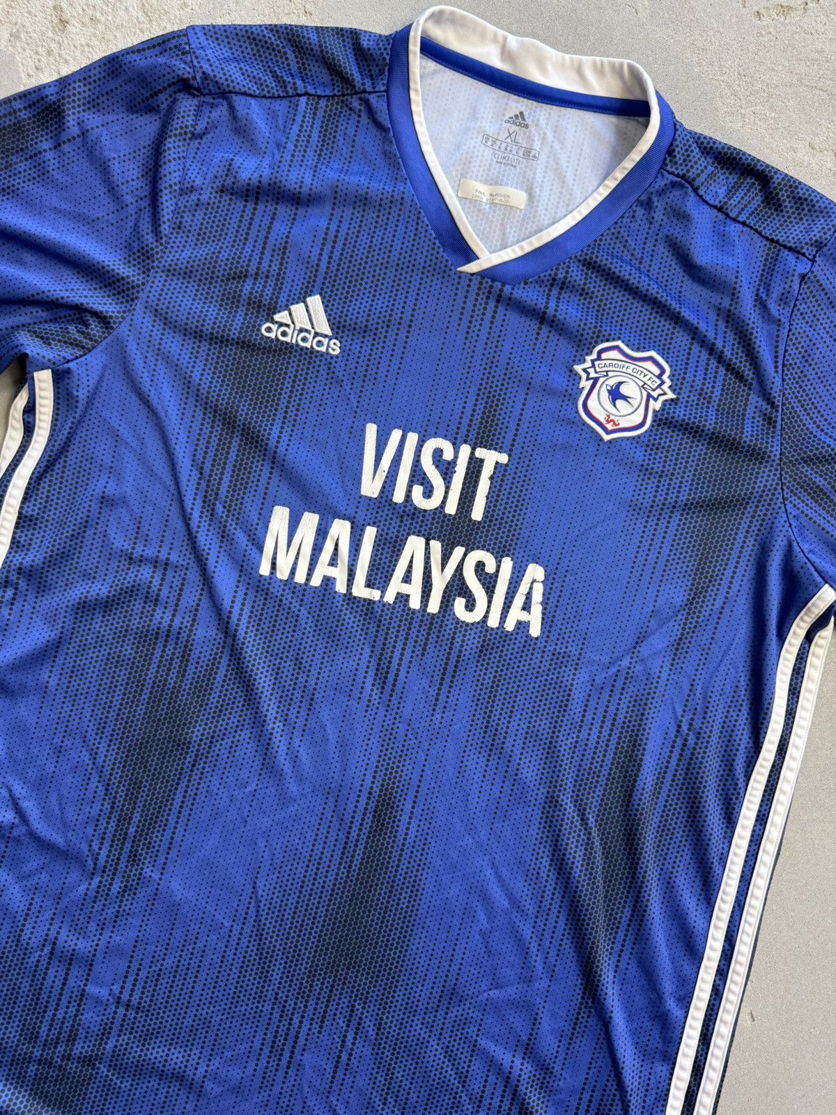 Adidas × Vintage Adidas Cardiff City 2019-2020 Home Jersey Size US XL / EU 56 / 4 - 3 Thumbnail