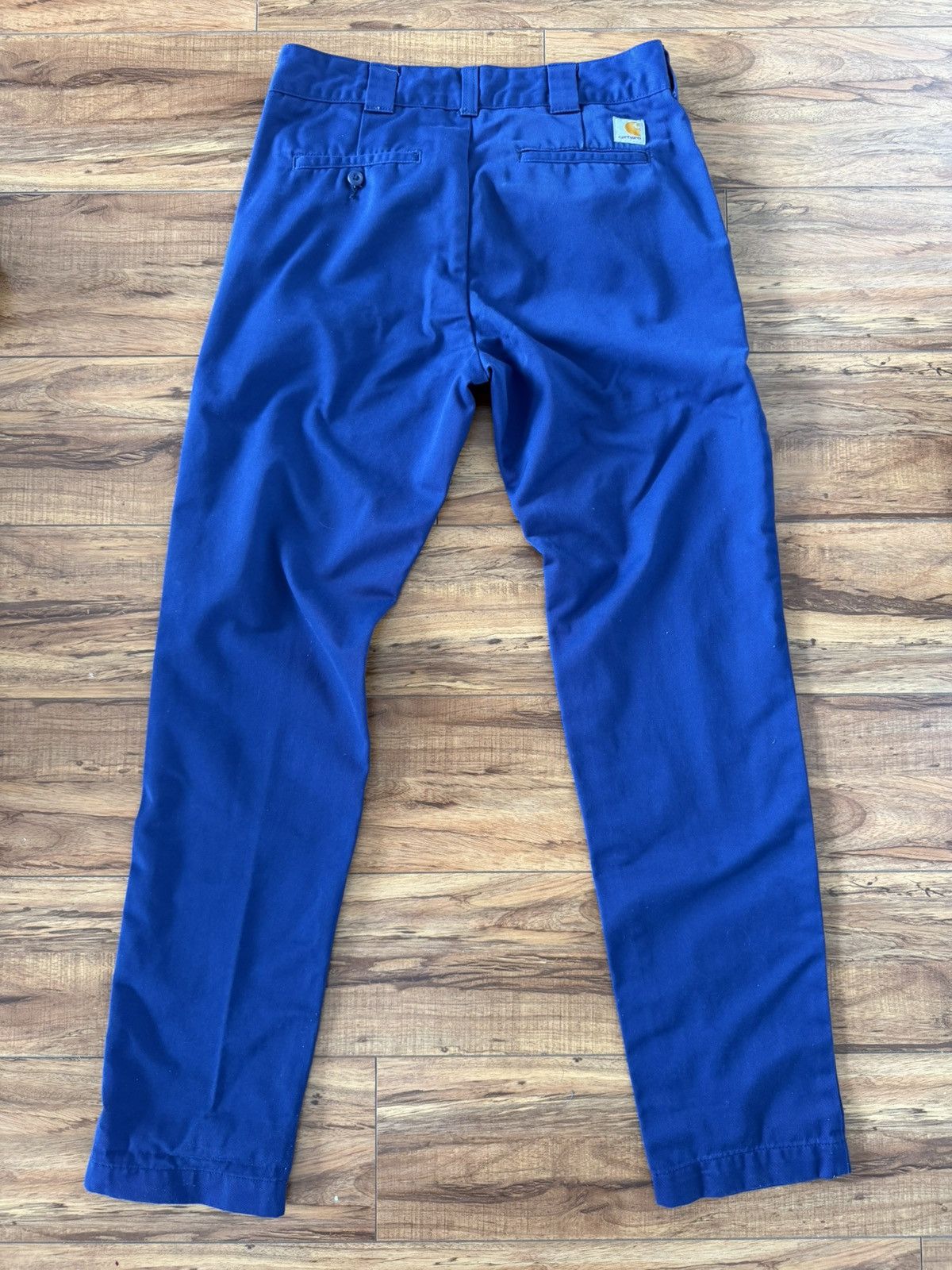 Carhartt Carhartt Blue Workwear Pants (30x34) Size US 30 / EU 46 - 4 Thumbnail