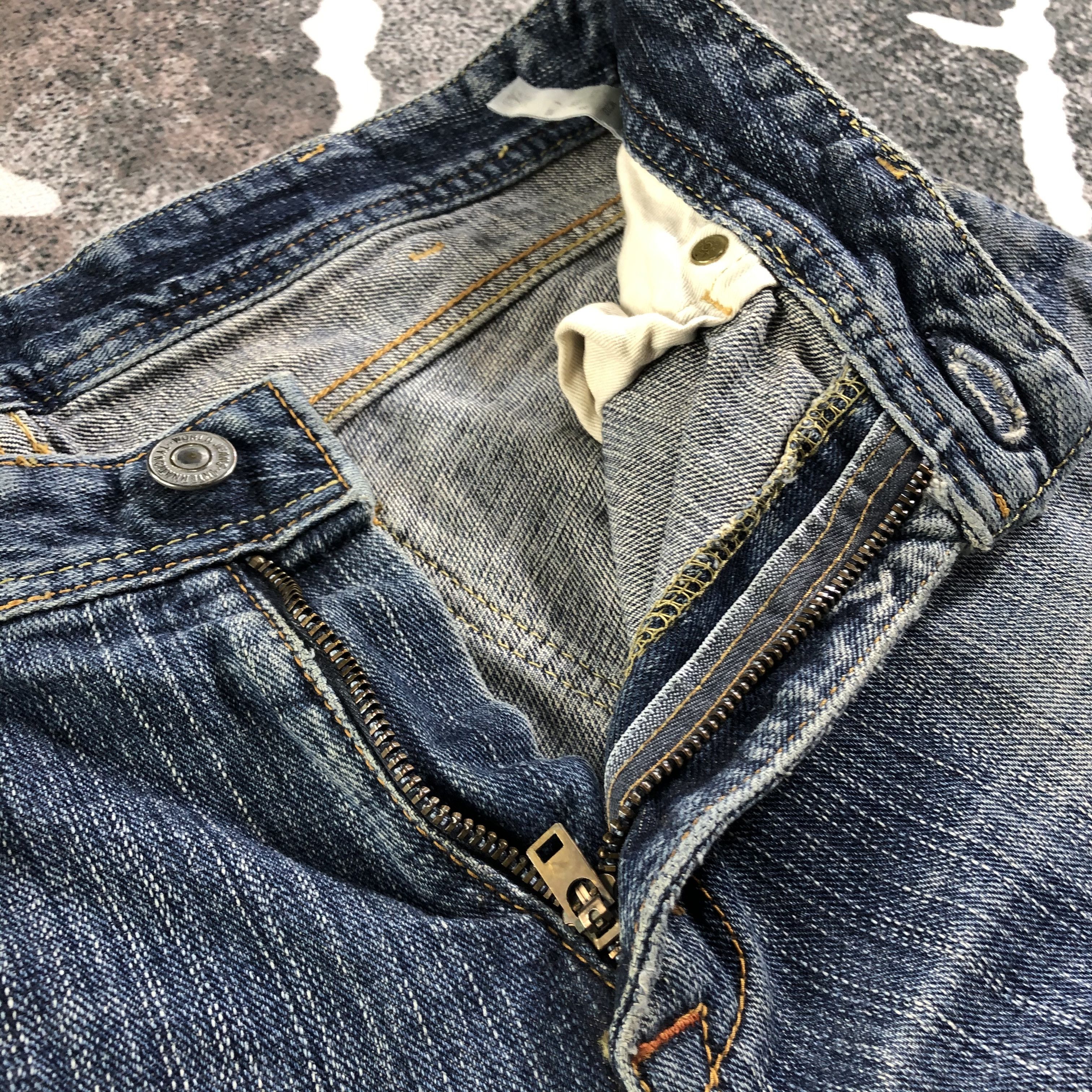 Japanese Brand Denim Craft Jeans Distressed Denim KJ2425 Size US 32 / EU 48 - 8 Thumbnail