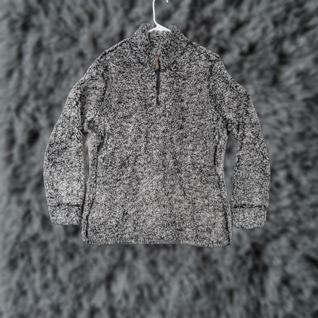 Weatherproof Weatherproof Vintage Jacket L Gray Sherpa Fleece 1/4 Zip Casual Winter Men Large Size L / US 10 / IT 46 - 1 Thumbnail