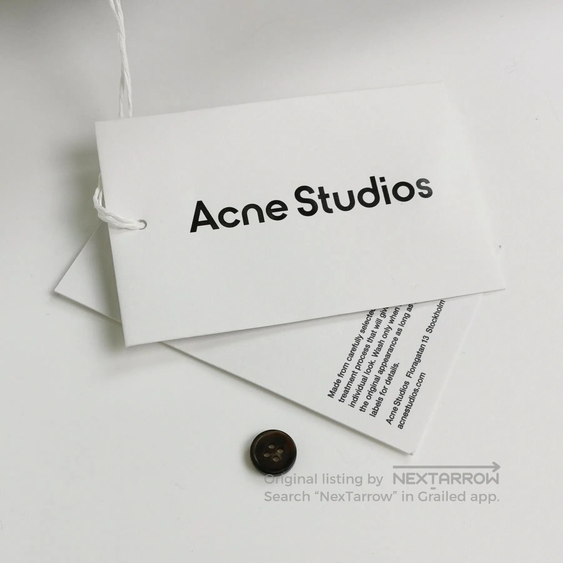 Acne Studios Acne Studios S Cotton Floral V-Neck Shirt. Size US XS / EU 42 / 0 - 4 Thumbnail