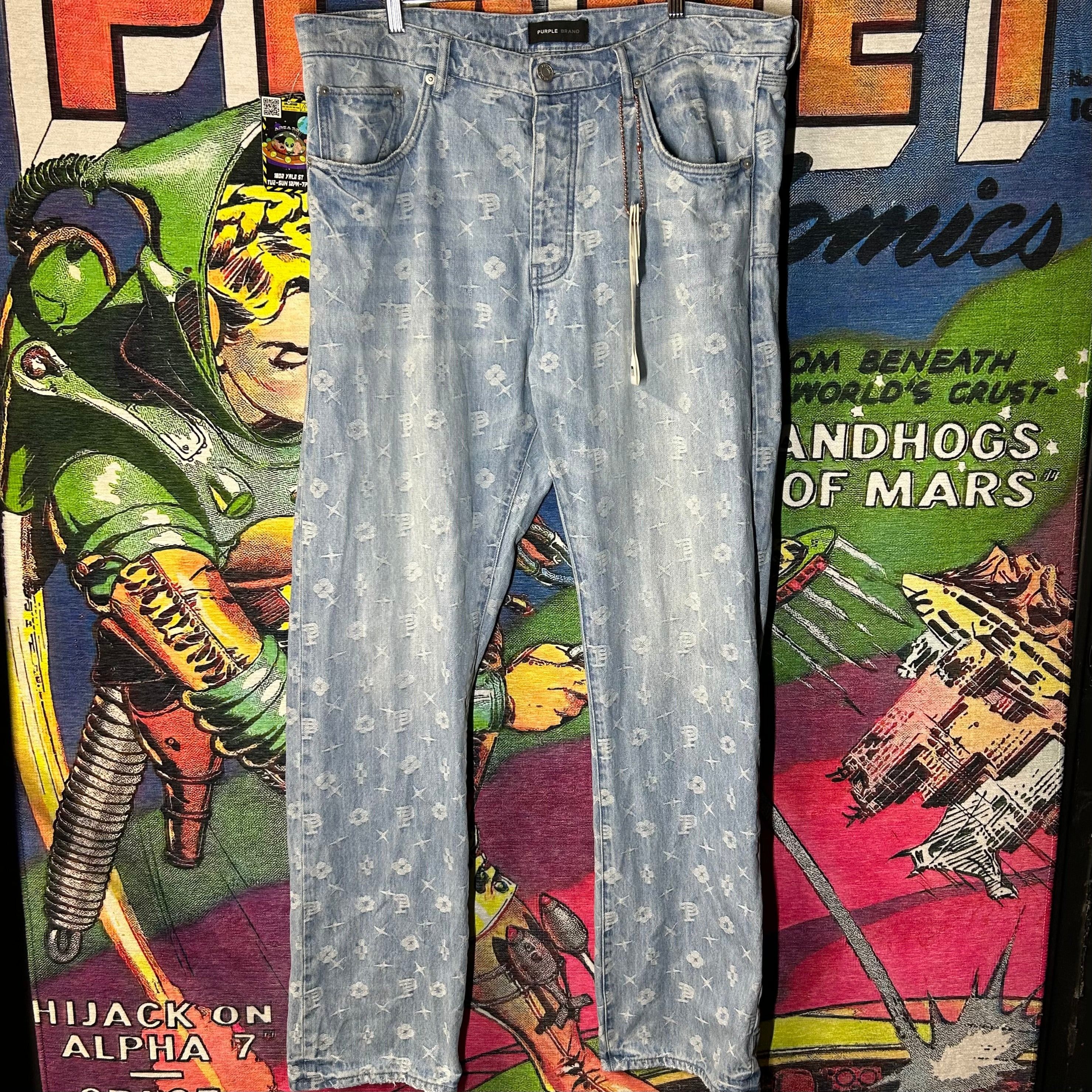 Purple Brand Monogram Jeans Size 38”