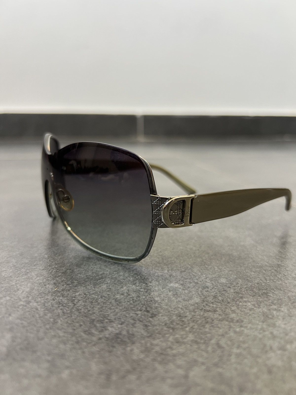 Dior Dior 2 Galliano Sov2r D logo mask shielded sunglasses Size ONE SIZE - 1 Thumbnail