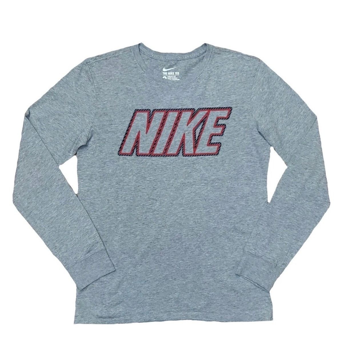 Nike Men's Long Sleeve Spellout Logo Front Crewneck Tshirt Cotton Size US XXL / EU 58 / 5 - 1 Thumbnail