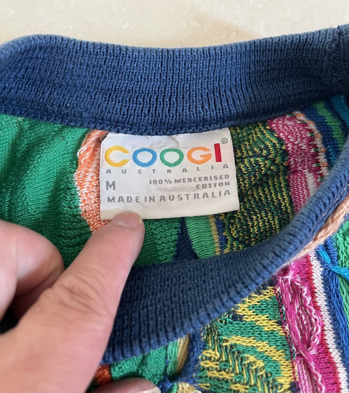 Coogi Rare Vintage 90s Coogi 3D Knit Sweater Rainbow Unicorn Size US M / EU 48-50 / 2 - 12 Thumbnail