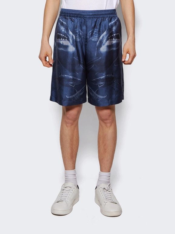 Burberry o1mle0326 Casual Shorts in Blue Size US 32 / EU 48 - 3 Thumbnail