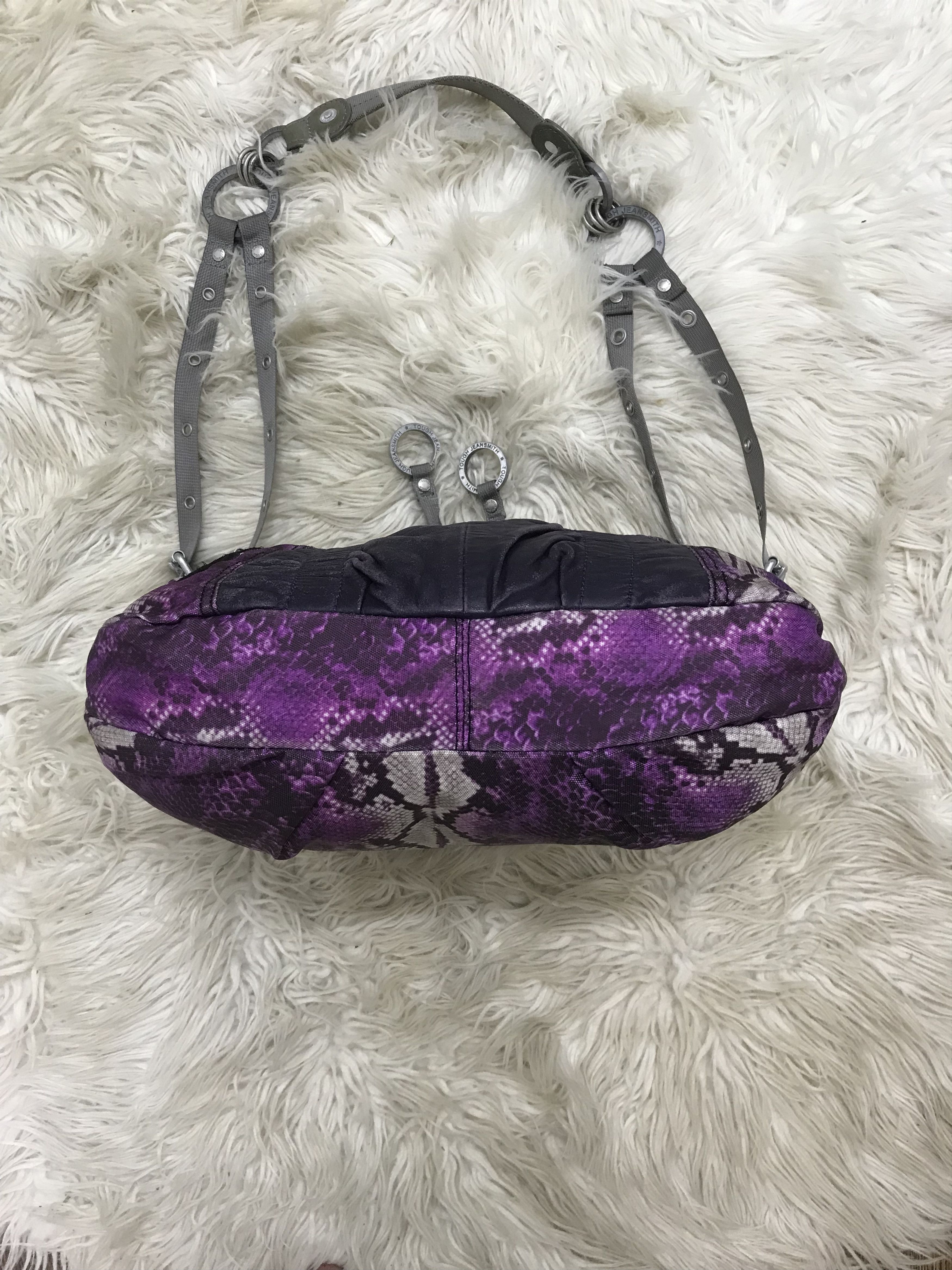 Hysteric Glamour Vintage Touch Jean Smith Ladies Shakeskin Half leather Bag Size ONE SIZE - 6 Thumbnail