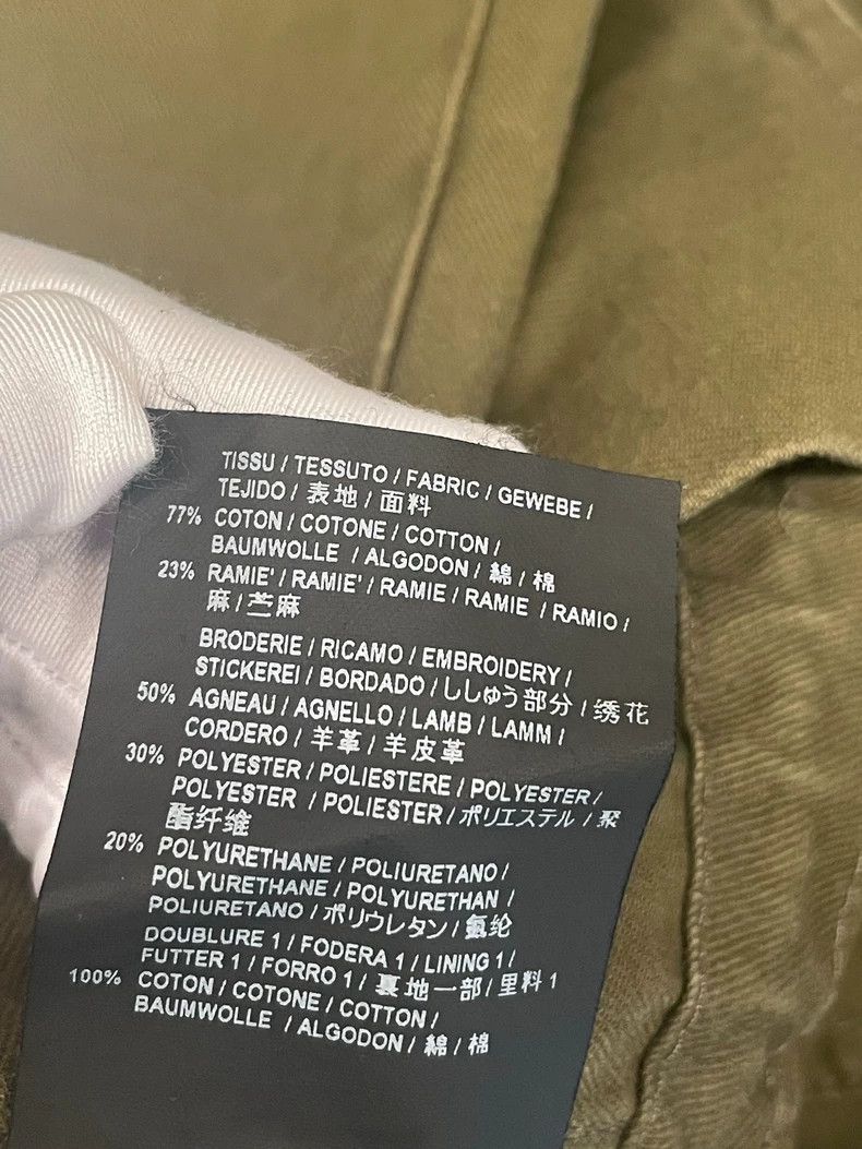 Yves Saint Laurent Saint Laurent Army green cotton midi jacket 2502-Nextarrow Size US M / EU 48-50 / 2 - 4 Thumbnail