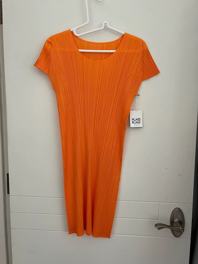 Issey Miyake Issey Miyake PP Orange Short Sleeve Top - dmc Size US S / EU 44-46 / 1 - 1 Thumbnail