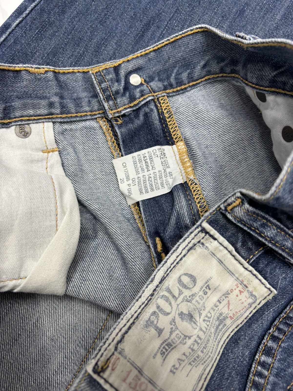 Polo Ralph Lauren Polo Ralph Lauren Distressed Blue Denim Jeans Size US 32 / EU 48 - 11 Thumbnail