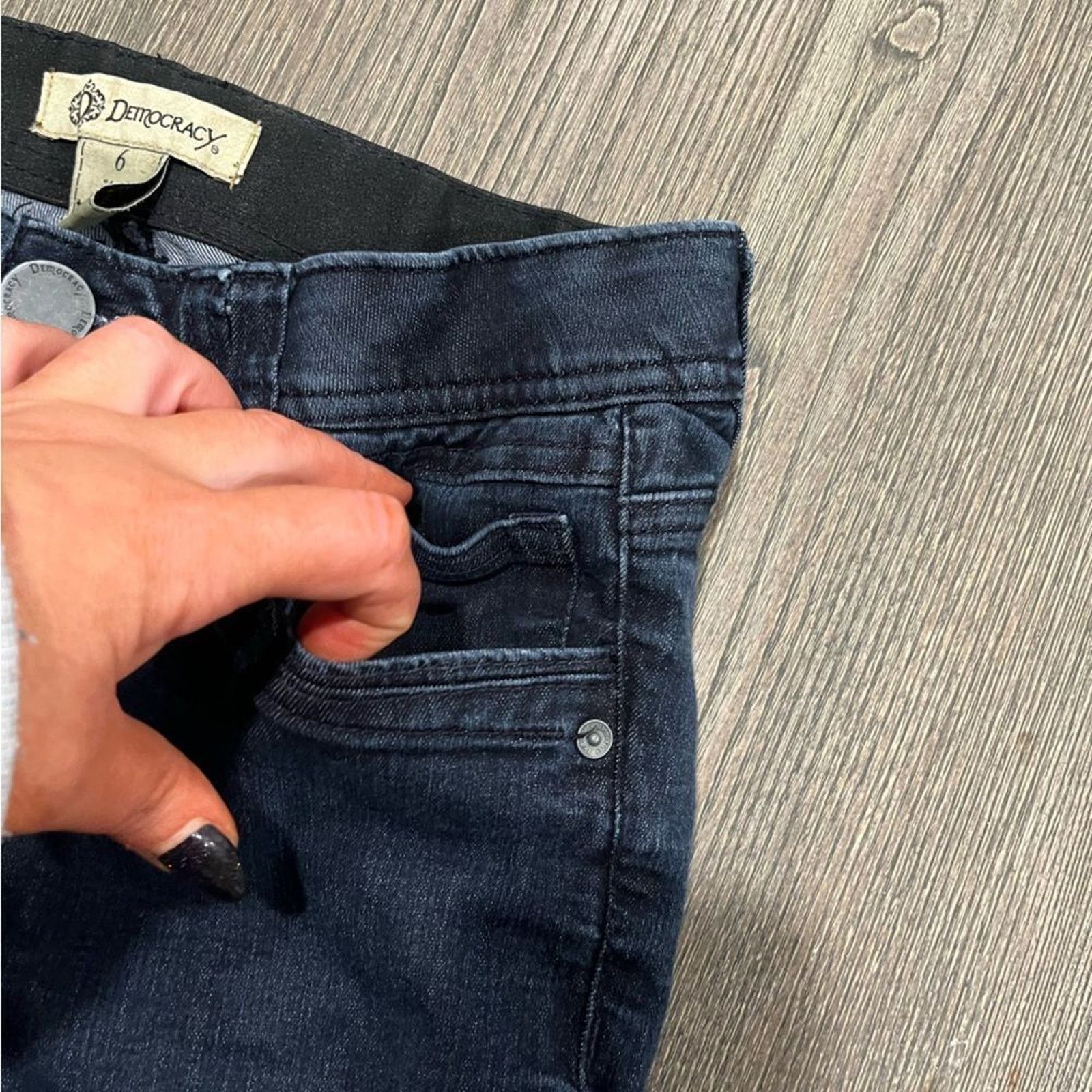 Vintage Democracy Womens 6 "Ab" Solution Skinny Jeans Stretch Denim Size 28" / US 6 / IT 42 - 6 Thumbnail