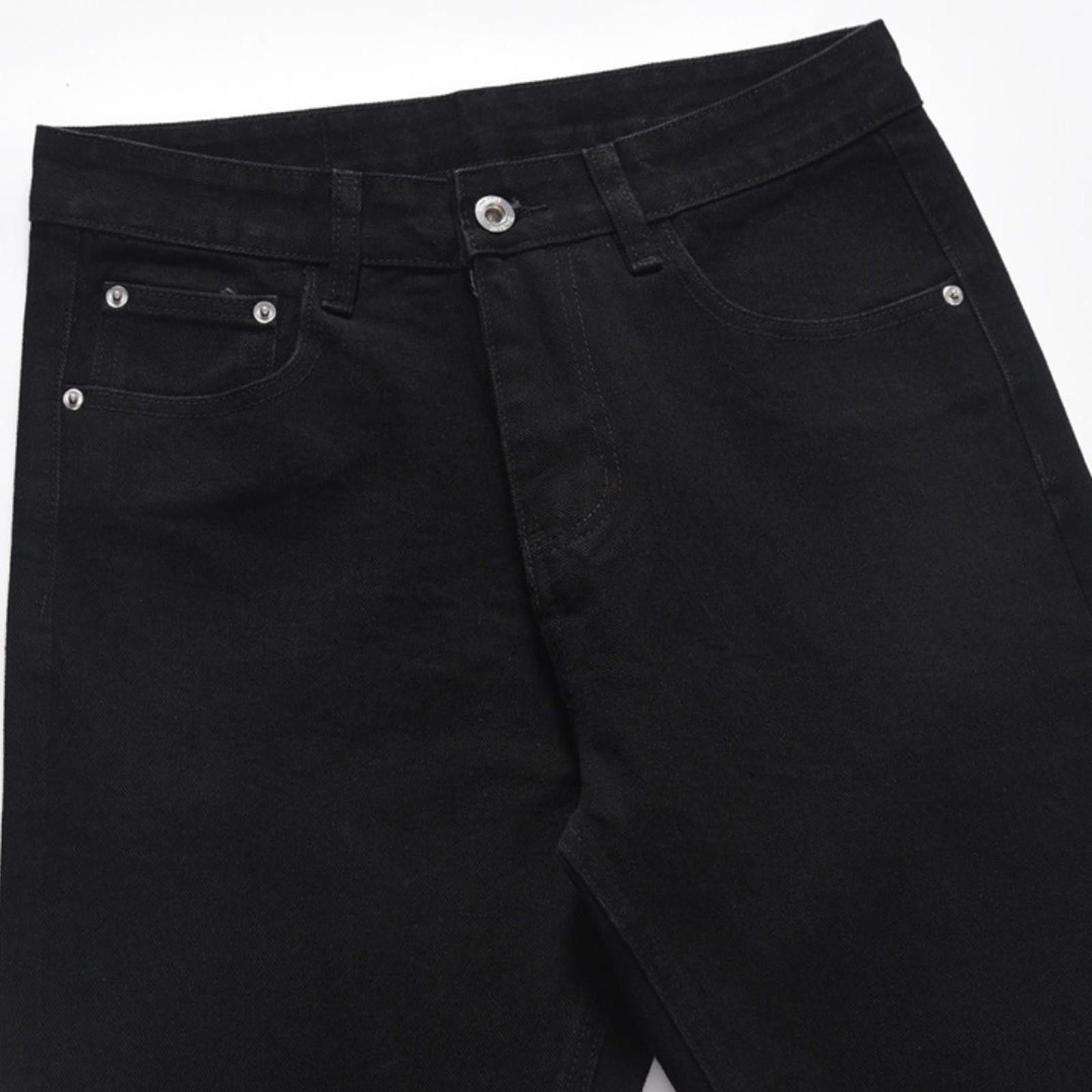 Japanese Brand Black Flared Denim Jeans Size US 32 / EU 48 - 7 Thumbnail