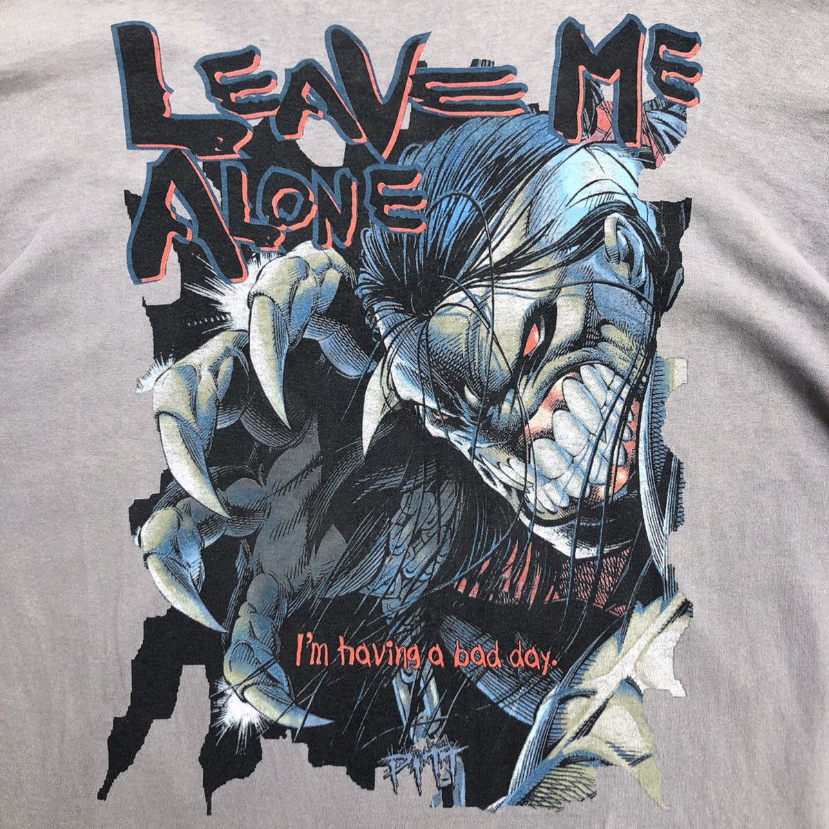 Marvel Comics 🔥Accept Binding🔥 Vintage 90s PITT (LEAVE ME ALONE) Comics Size US XL / EU 56 / 4 - 7 Thumbnail