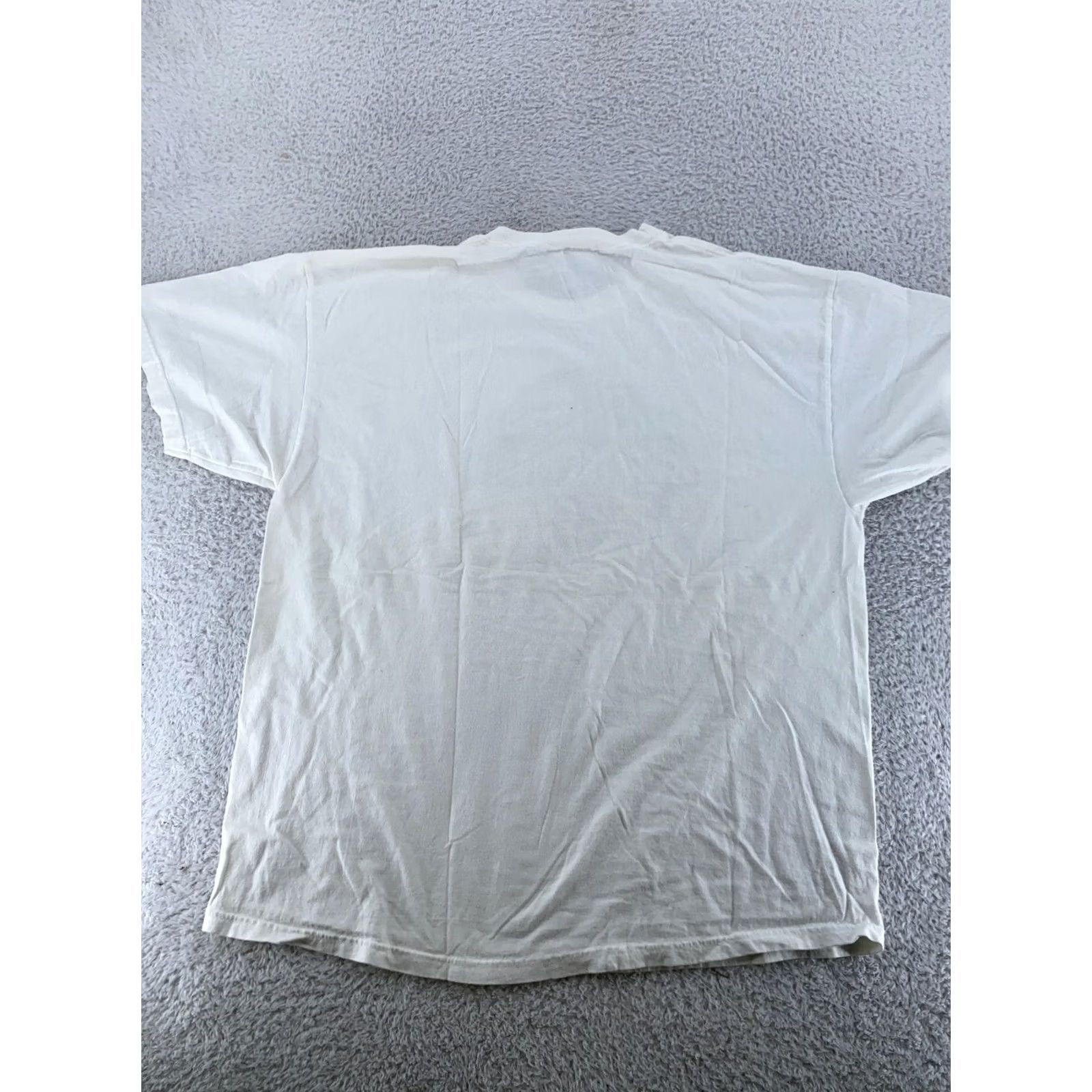 Hanes VINTAGE Will Trade Blood For Cookies Shirt Mens XL White Hanes Cotton Graphic Print 90s Funny Joke The Blood Center of New Jersey Mens Size US XL / EU 56 / 4 - 3 Thumbnail
