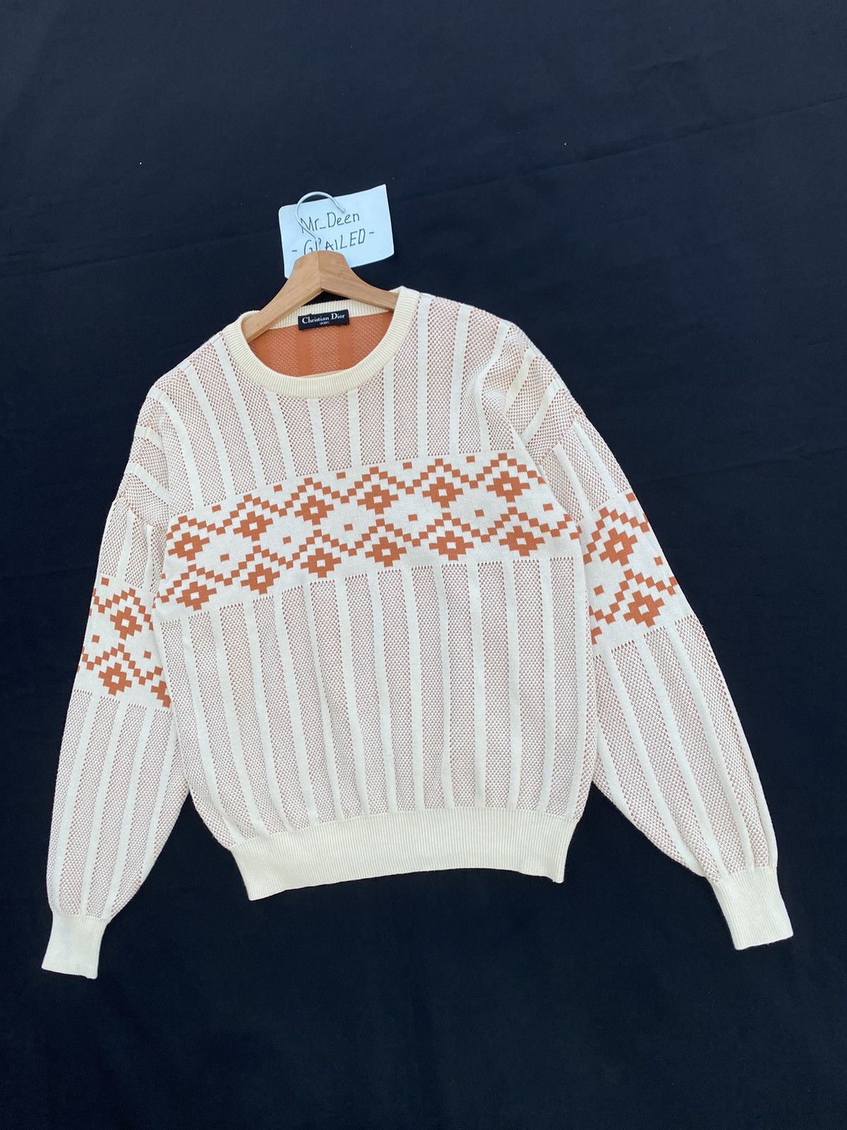 Christian Dior Monsieur Rare Vintage Christian Dior Sports Knitwear Sweater Size US M / EU 48-50 / 2 - 3 Thumbnail