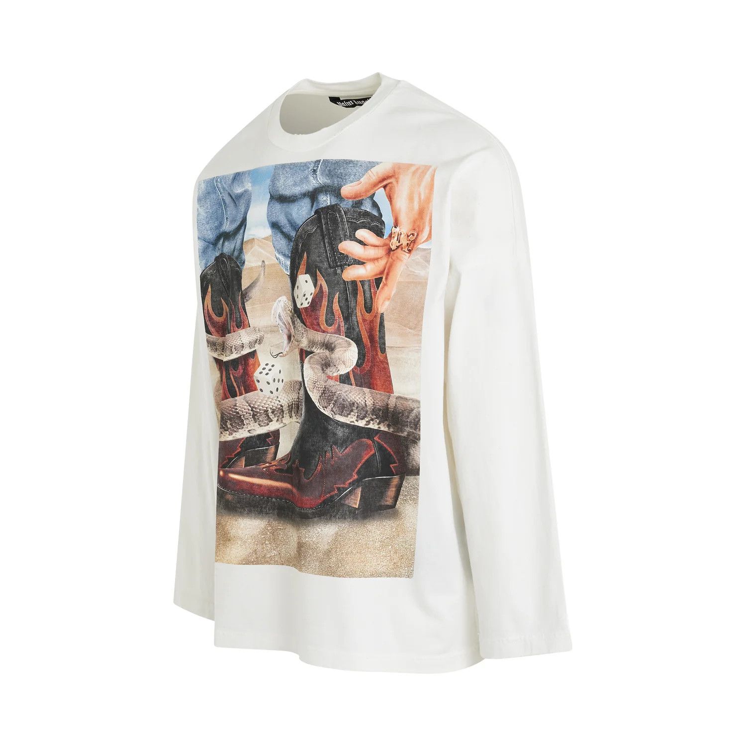 Palm Angels o1mris0824 T- Shirt in White Size US M / EU 48-50 / 2 - 2 Thumbnail