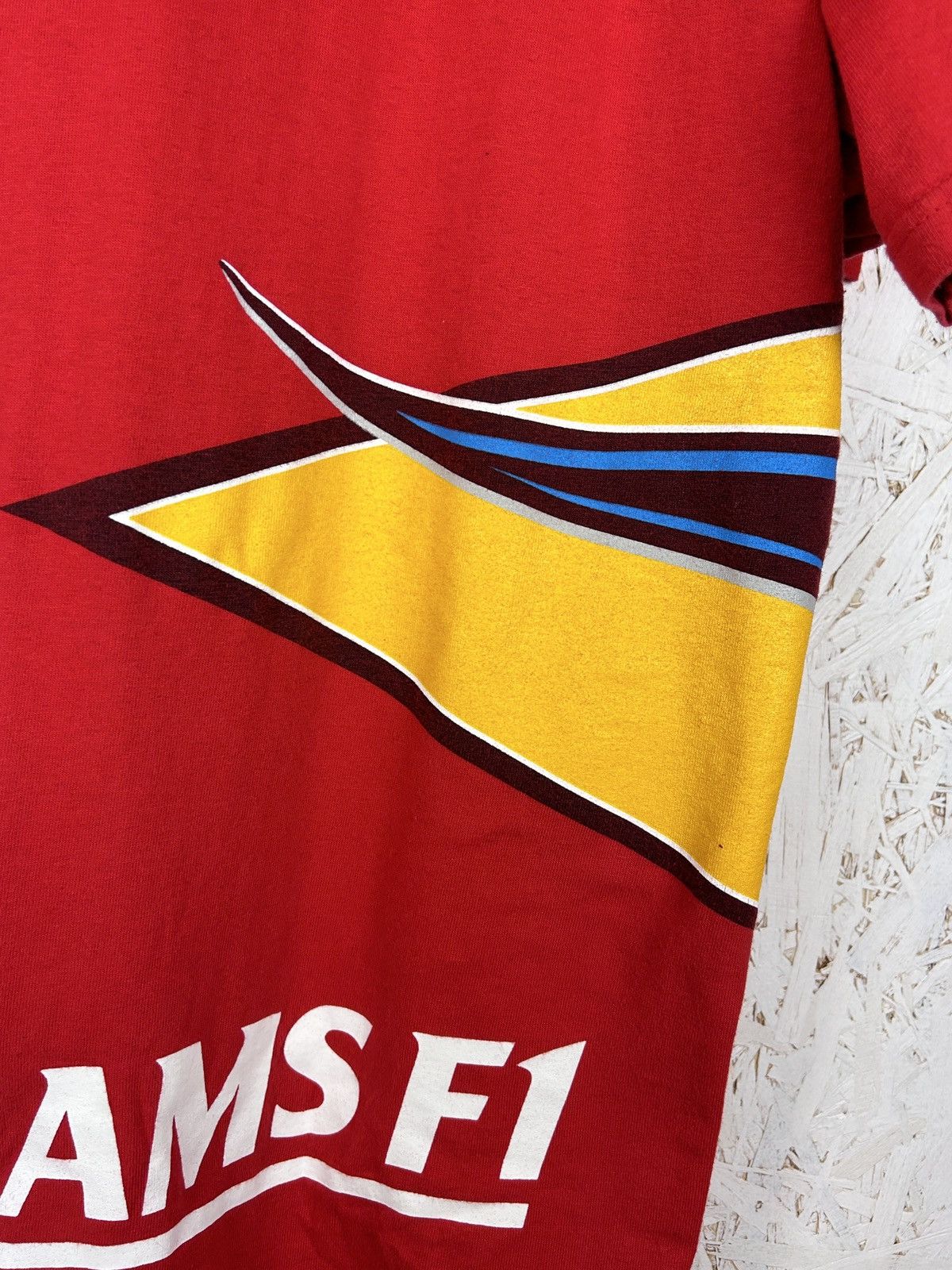 Formula 1 90s Vintage Formula 1 Williams Winfield Racing T-Shirt Red Size US XL / EU 56 / 4 - 6 Thumbnail