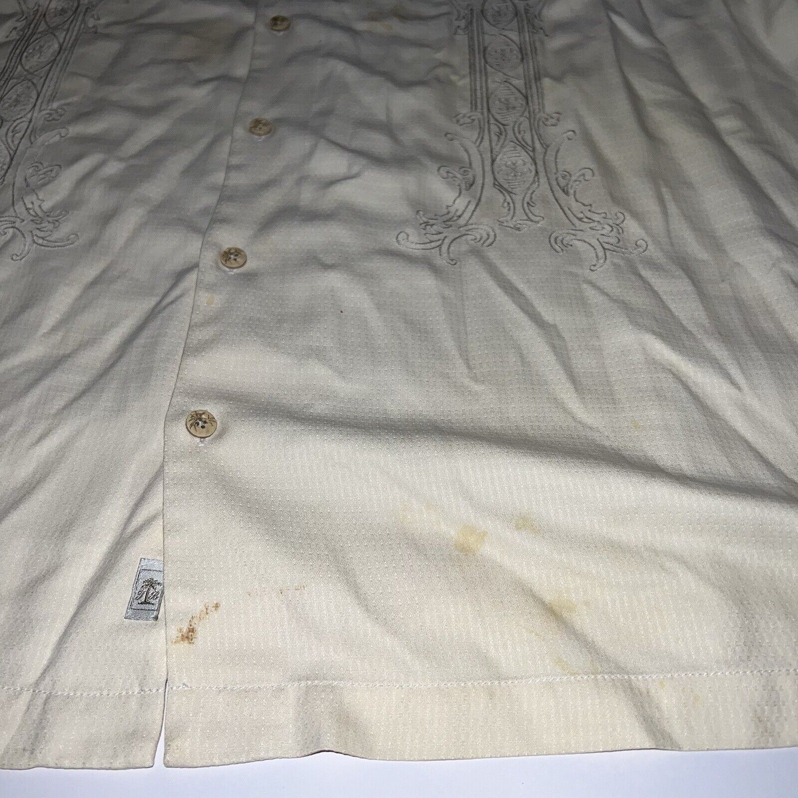 Tommy Bahama Lot of 2 Tommy Bahama Hawaiian Shirt Mens 2XL Silk *STAINED* Size US XXL / EU 58 / 5 - 12 Thumbnail
