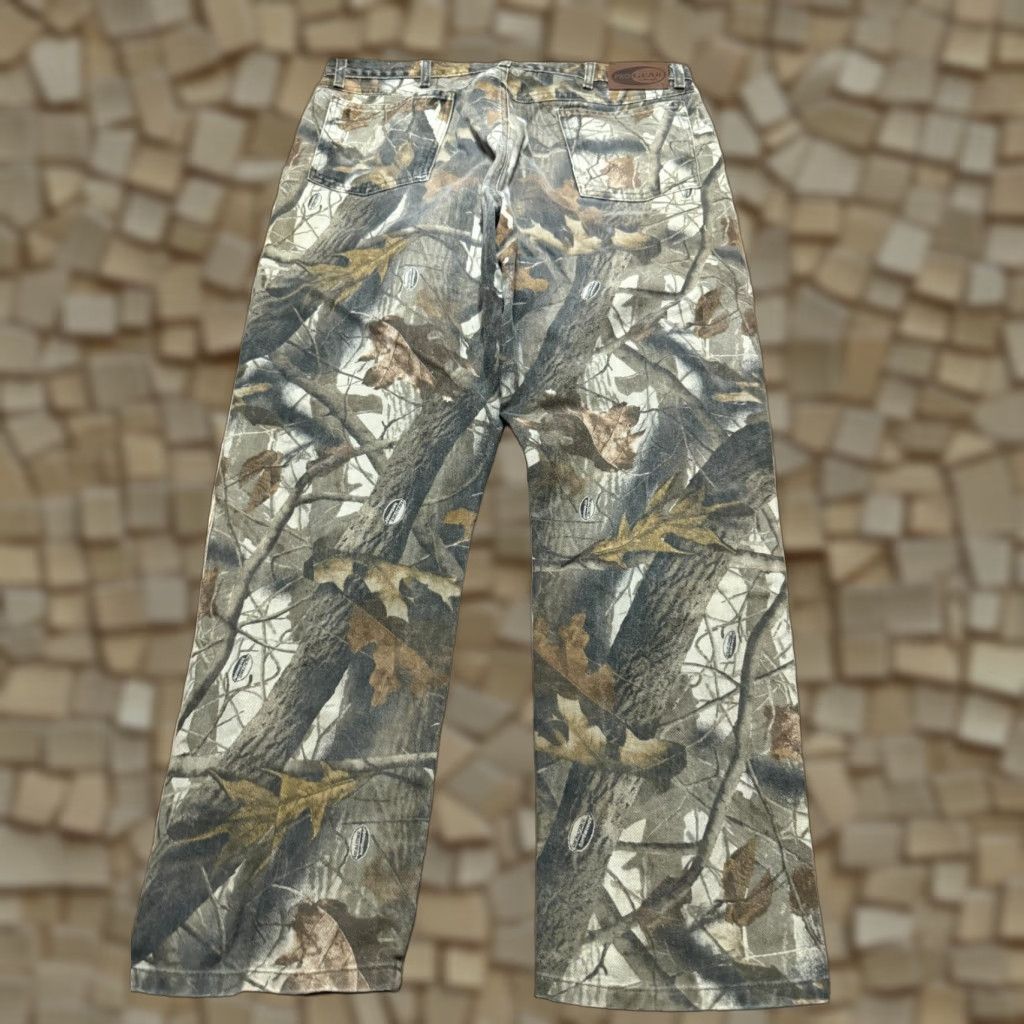 Wrangler Pro Gear By Wrangler Jeans Men's 38x30 Brown Green Camouflage Straight Denim 5-Pocket ProGear Wrangler ProGear Mens Jeans Size US 38 / EU 54 - 1 Thumbnail