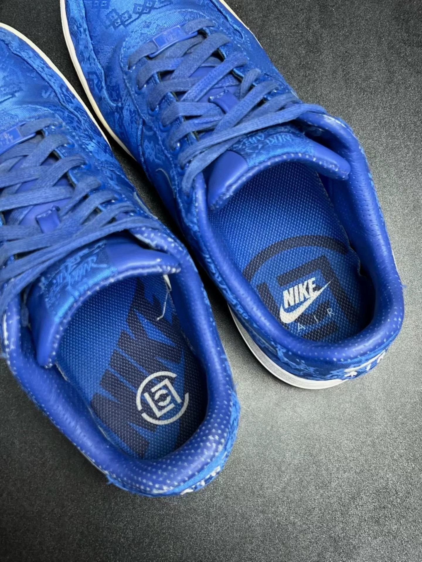 Nike NIKE CLOT AF1 Blue Silk 42.5 Used Good Condition Size US 9.5 / EU 42-43 - 4 Thumbnail