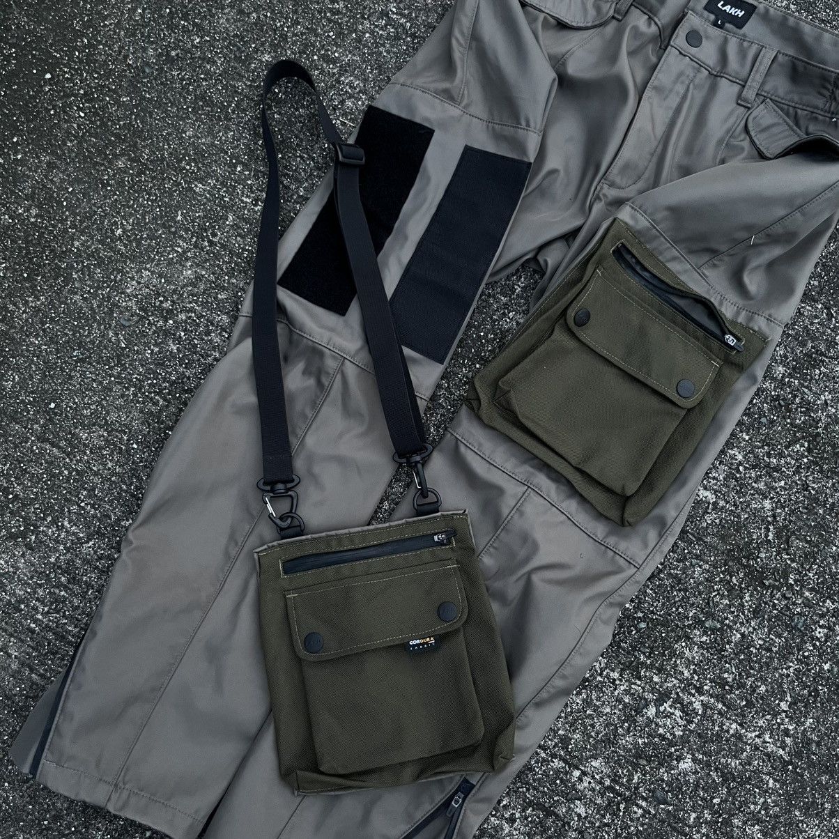 Other LAKH A/W19 Detachable Cargo Pocket Sling Utility Nylon Pants Size US 33 - 2 Thumbnail