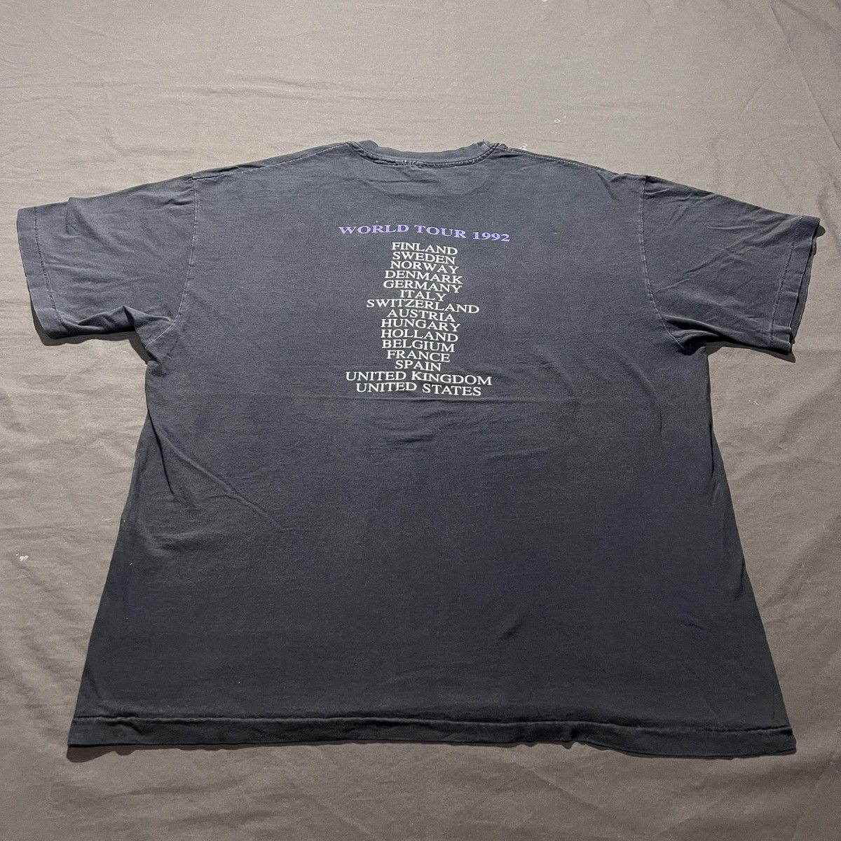 Band Tees Vintage 90s 1992 JOE COCKER Tour Tee XL Faded Blue-eyed soul Size US XL / EU 56 / 4 - 5 Thumbnail