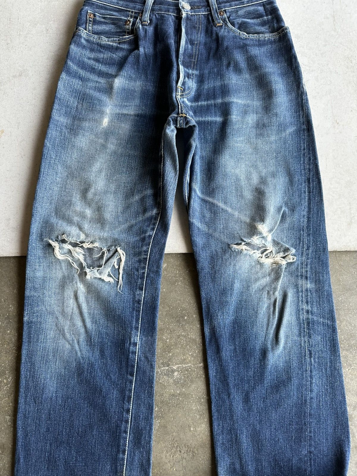 Studio D'Artisan SICKSS! Vintage STUDIO D ARTISAN Denim Lemon Stitch/Selvedge Size US 29 - 2 Thumbnail