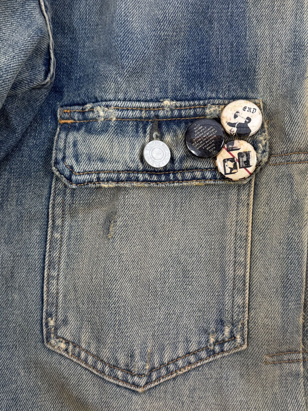 Enfants Riches Deprimes TYPE VII RUSTY DENIM JACKET Size US L / EU 52-54 / 3 - 8 Thumbnail