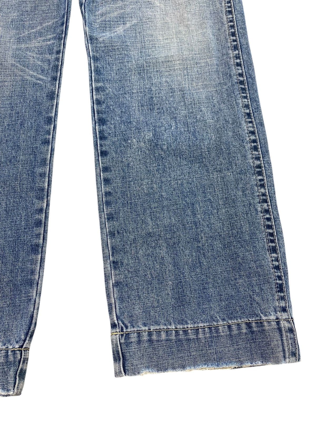 Japanese Brand Japanese Brand Acid Blue Wash Back Carpenter Baggy Jeans Size US 34 / EU 50 - 6 Thumbnail