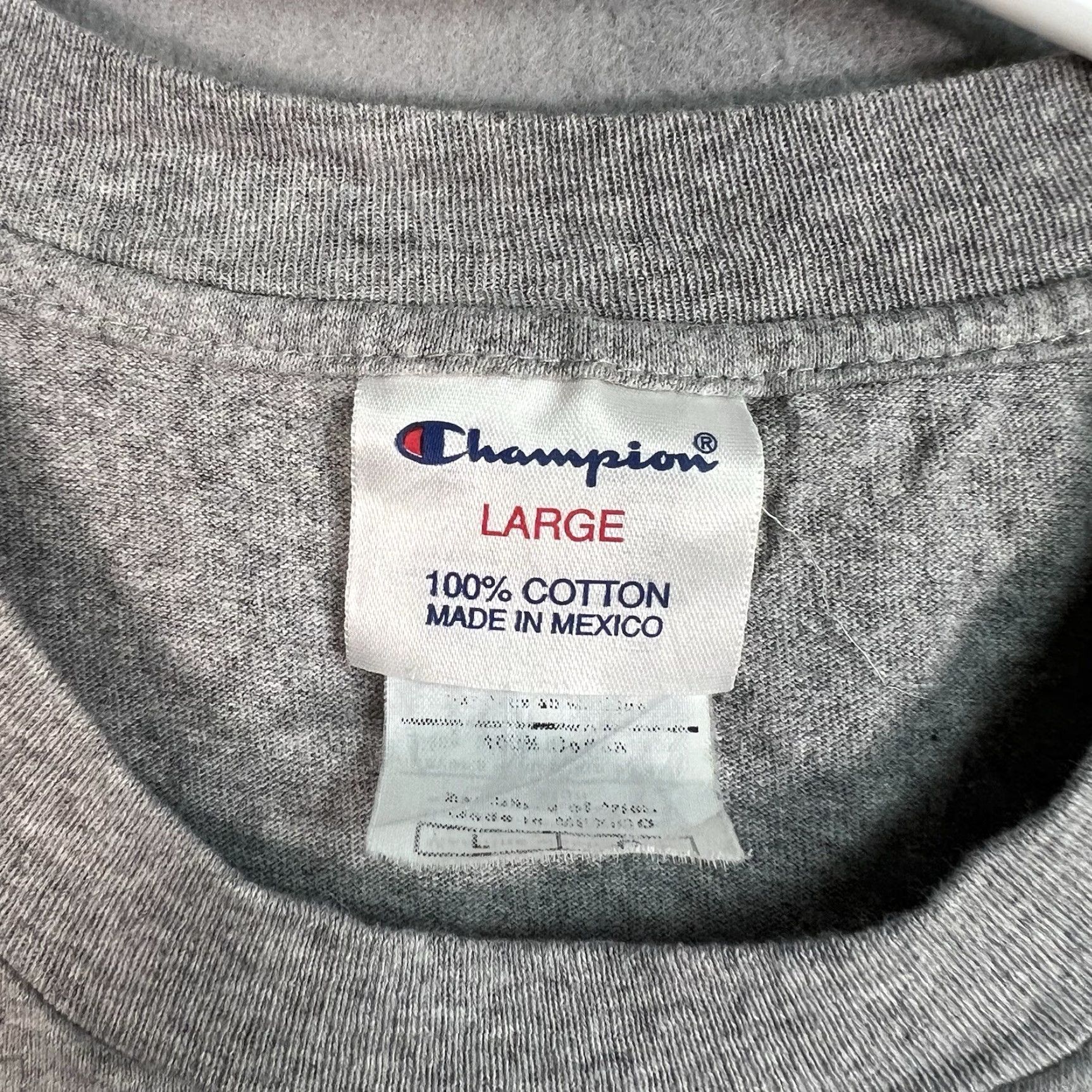 Champion VINTAGE Champion T Shirt Mens Adult Large Gray Cotton Short Sleeve Crew Neck Shirt Mens L Gray Champions Athletic Coventry? Size US L / EU 52-54 / 3 - 7 Thumbnail