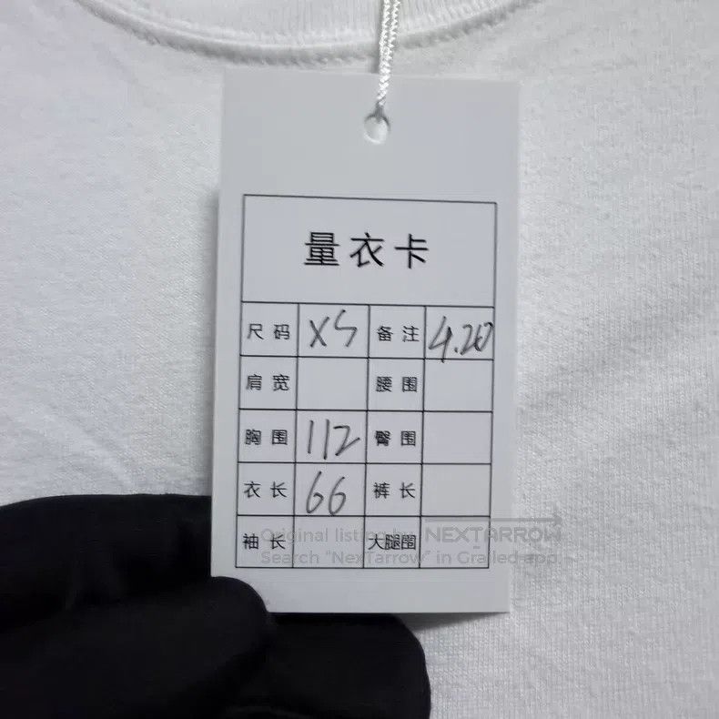 Balenciaga Balenciaga Short-sleeve T-shirt with front and back letter Size US XS / EU 42 / 0 - 6 Thumbnail