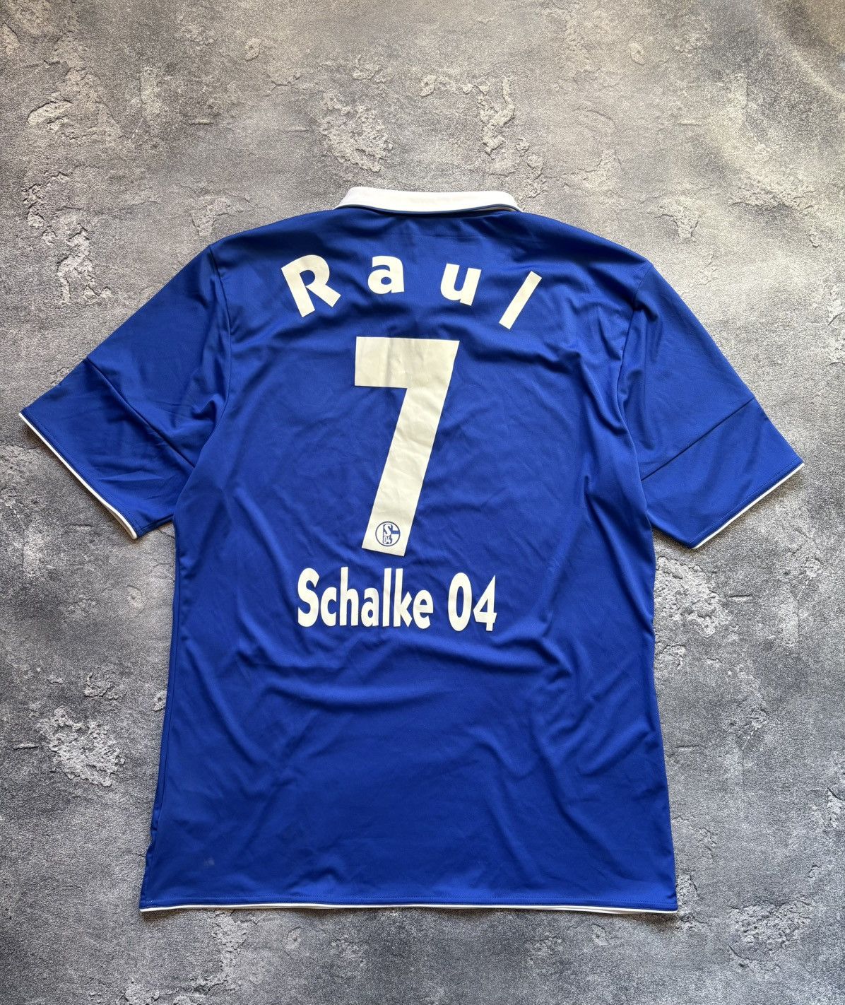 Adidas 2010/2011 Adidas Schalke 04 #7 Raul Away Soccer Jersey Rare Size US XL / EU 56 / 4 - 2 Thumbnail