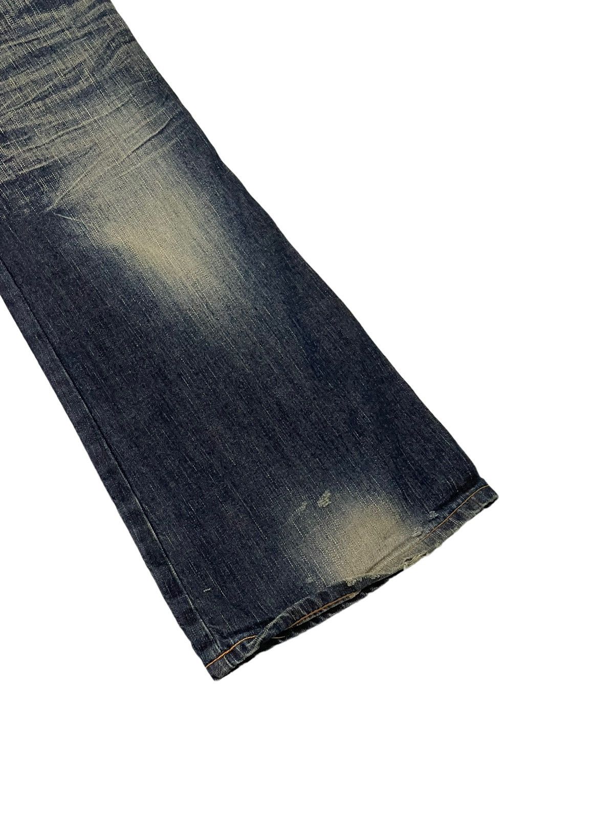 Edwin Flare Jeans Edwin Japan Mud Wash Distress Boot Cut 7🟦8 Size US 32 / EU 48 - 14 Thumbnail