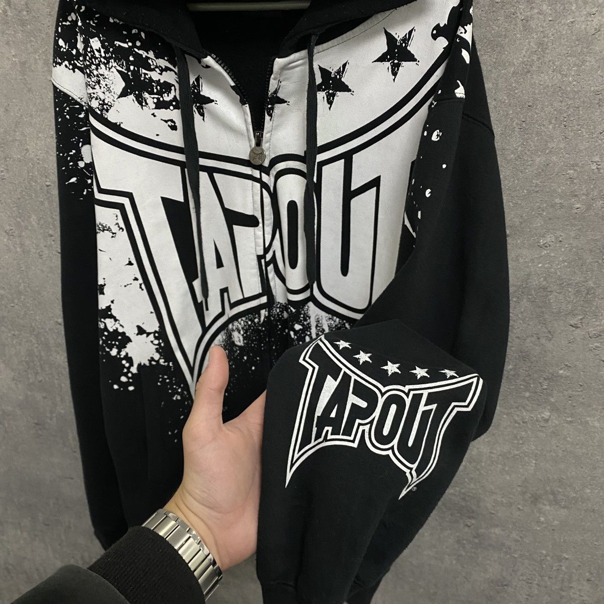 Tapout Tapout Zip Up Hoodie Vintage Big Logo Y2K style Size US L / EU 52-54 / 3 - 8 Thumbnail