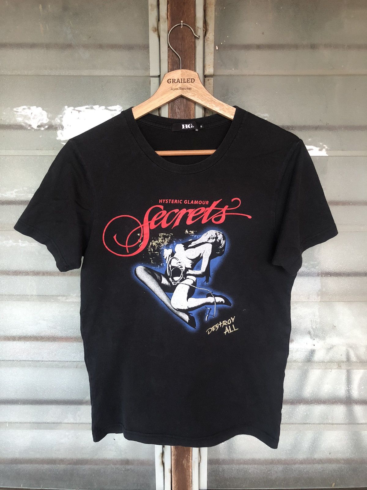 Hysteric Glamour Vintage Hysteric Glamour Secret Destroy All Shirt Tee Size S / US 4 / IT 40 - 1 Thumbnail