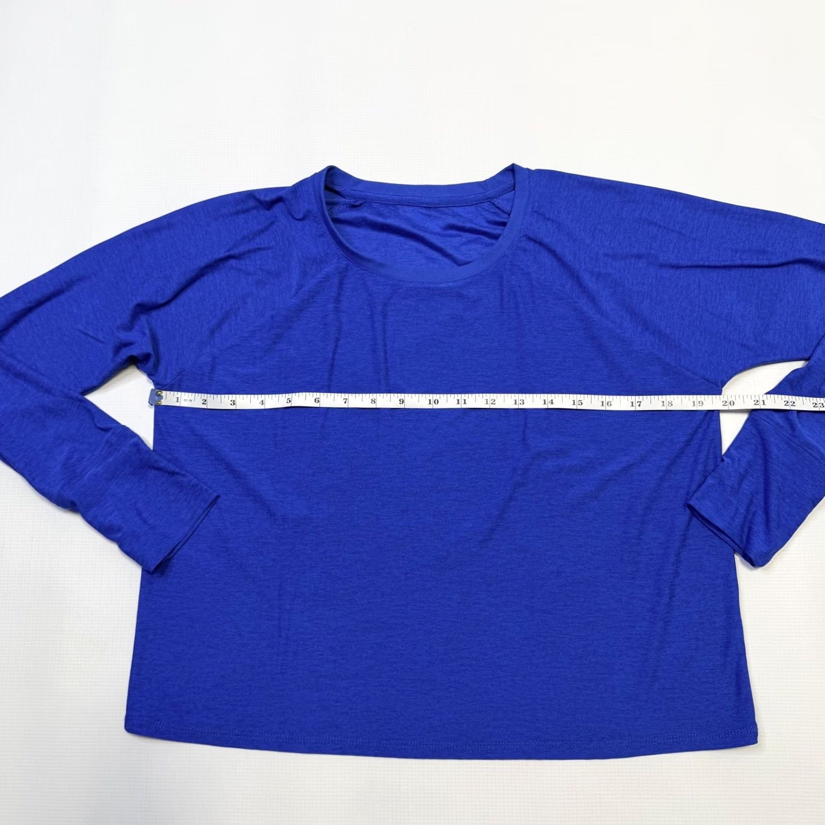 Prana prAna Shirt Womens Medium Blue Long Sleeve Raglan Relaxed Fit Tee Yoga Size M / US 6-8 / IT 42-44 - 5 Thumbnail