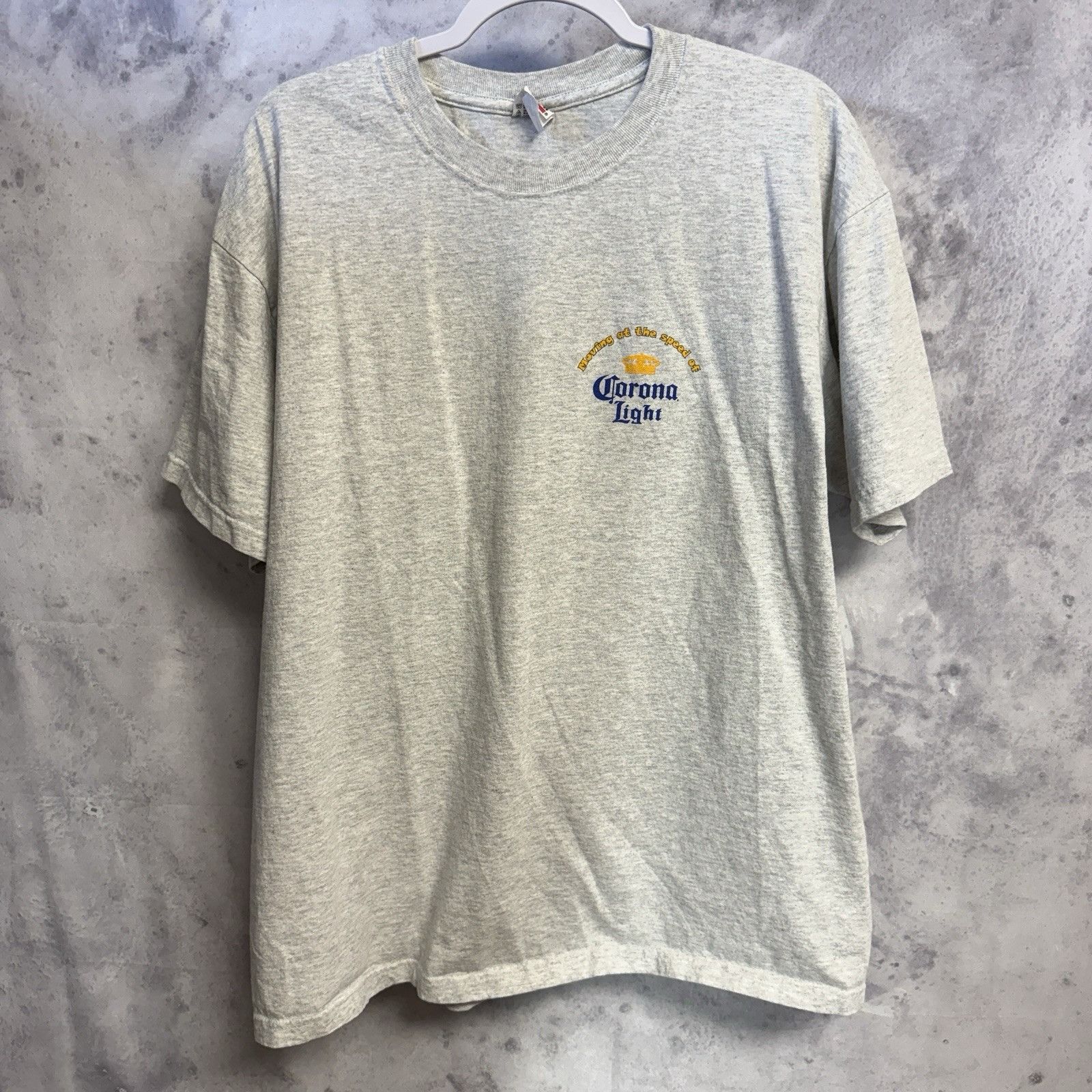 Vintage Vintage Corona Light T Shirt Mens XL Heather Gray Short Slee Size US XL / EU 56 / 4 - 3 Thumbnail