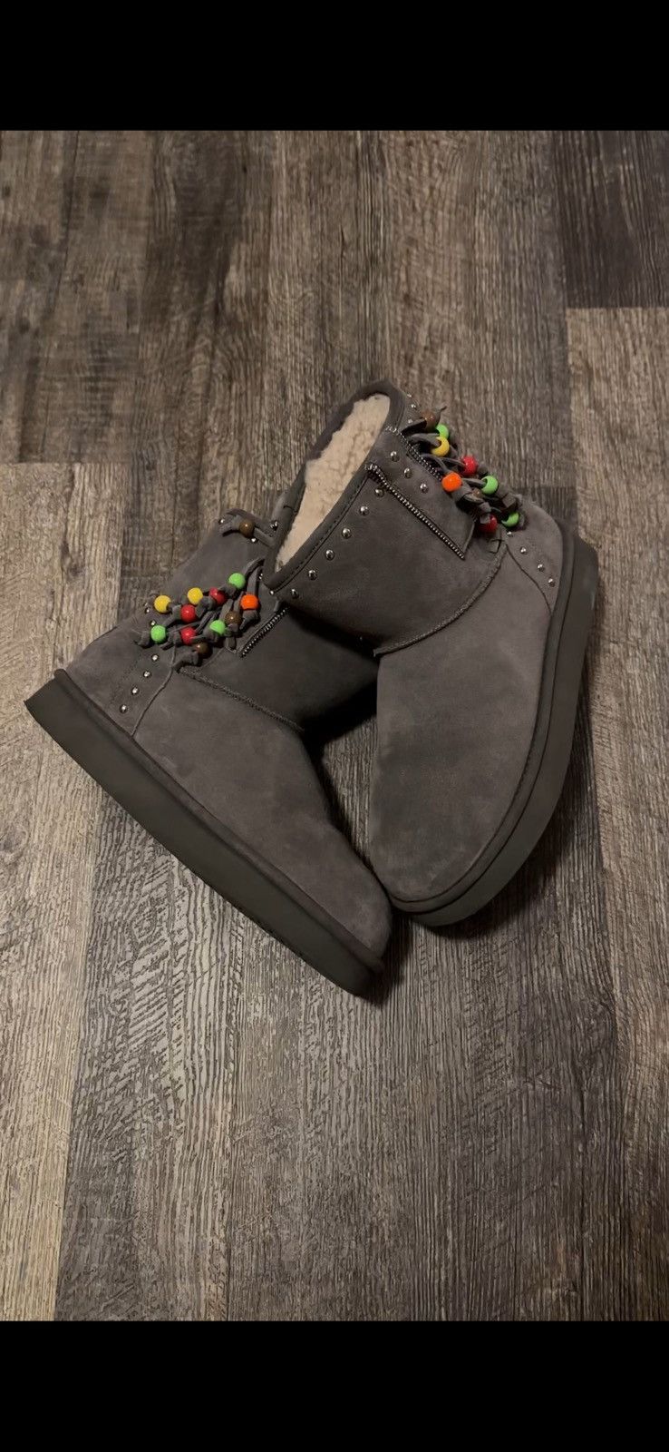 Ugg Bazo 1199 Grey Surfer Uggs Size US 9 / EU 42 - 2 Thumbnail