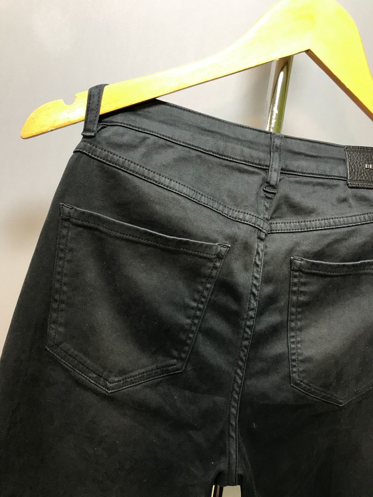 Belstaff Belstaff England Womens Pant Cotton Black Button Size 28" / US 6 / IT 42 - 6 Thumbnail