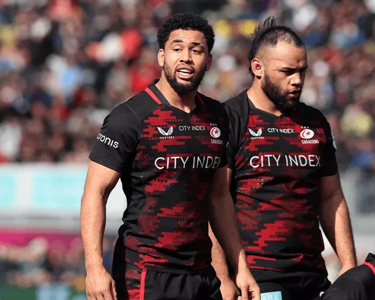 Other SARACENS JERSEY 2023 HOME RUGBY ENGLAND RUGBY UNION JERSEY Size US M / EU 48-50 / 2 - 9 Thumbnail