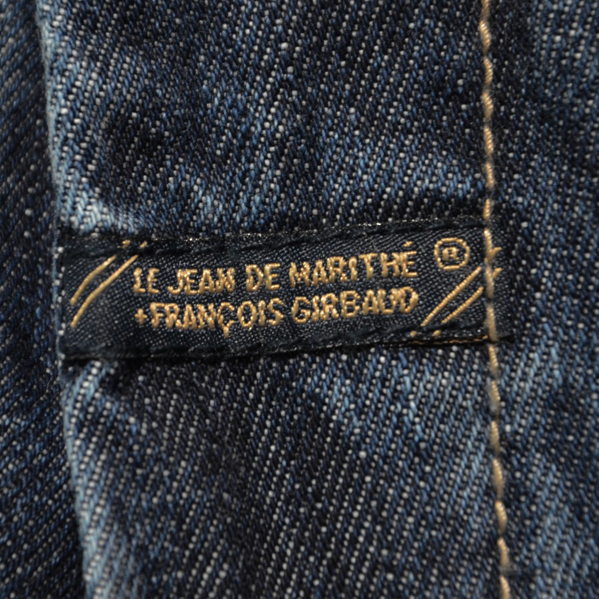 Marithe + Francois Girbaud M+FG Long Denim Shorts W32 Y2K Hip Hop 2006 Rare Craft Size US 32 / EU 48 - 7 Thumbnail