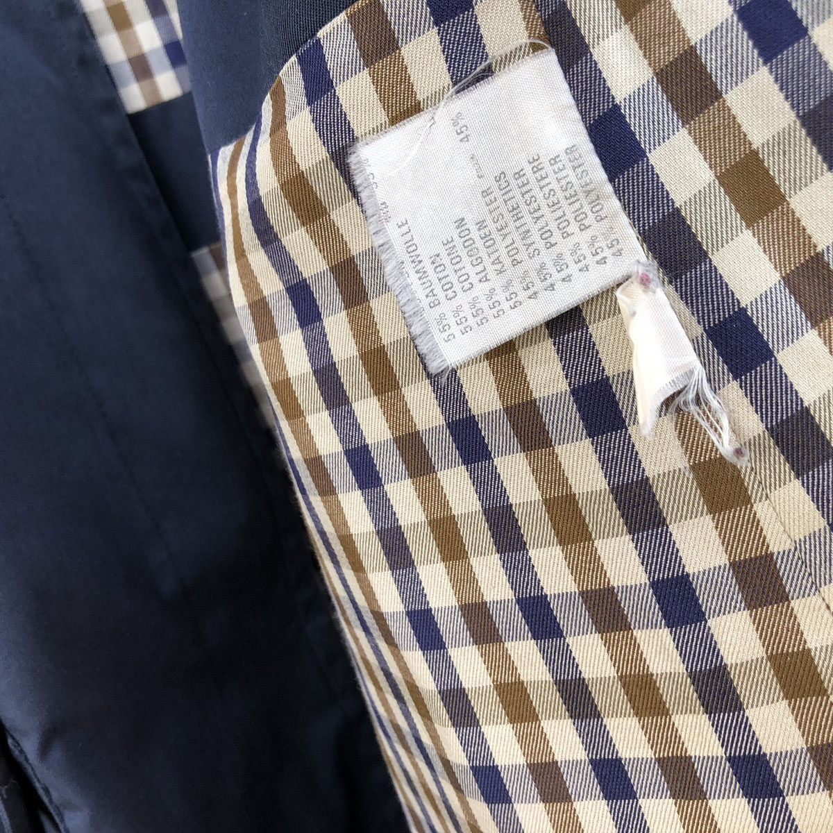Aquascutum Vintage Aquascutum Coat Jacket Trench Checkered Size L / US 10 / IT 46 - 13 Thumbnail