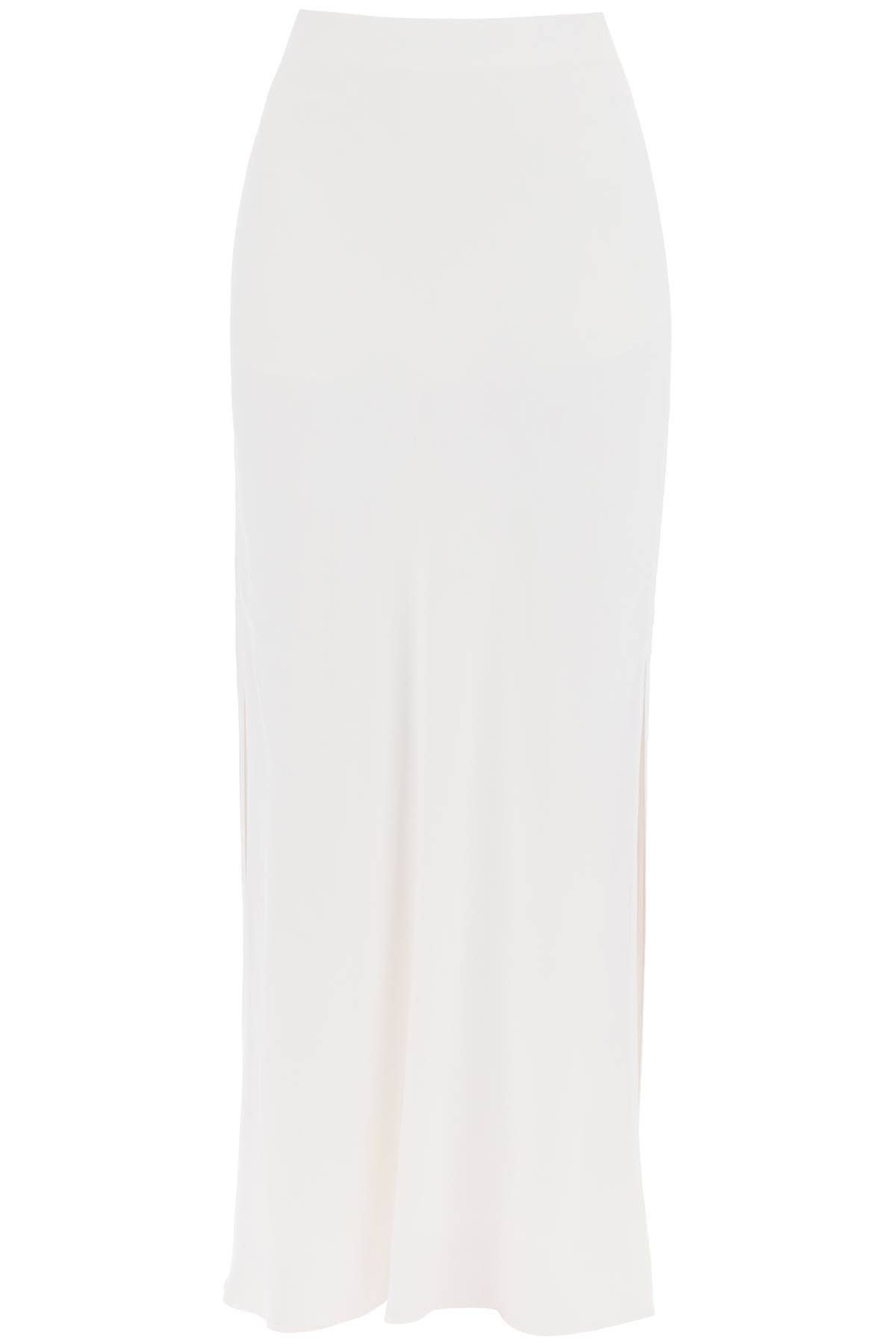 image of Brunello Cucinelli Maxi Skirt With Fluid Bias Size Eu 38 For Women in Bianco