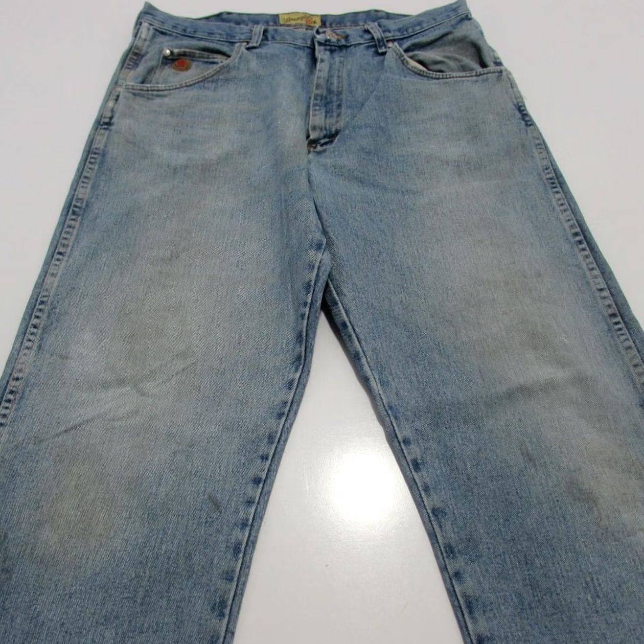 Wrangler Wrangler 20X Mens Regular Fit straight leg Blue W35 / L32 REF (M19410) Size US 35 - 3 Thumbnail