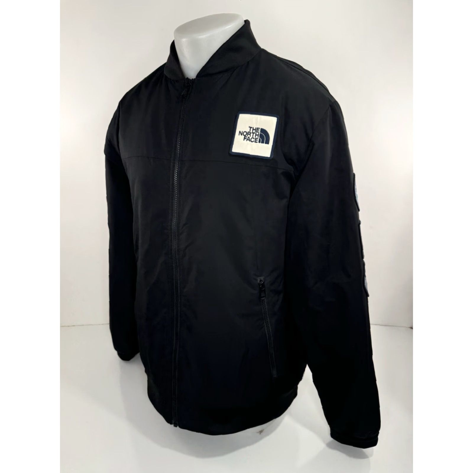 The North Face THE NORTH FACE Jacket XL Black Zip - Rare AXE THROWING / BEAR Patch - Men XL Vintage? Size US XL / EU 56 / 4 - 2 Thumbnail