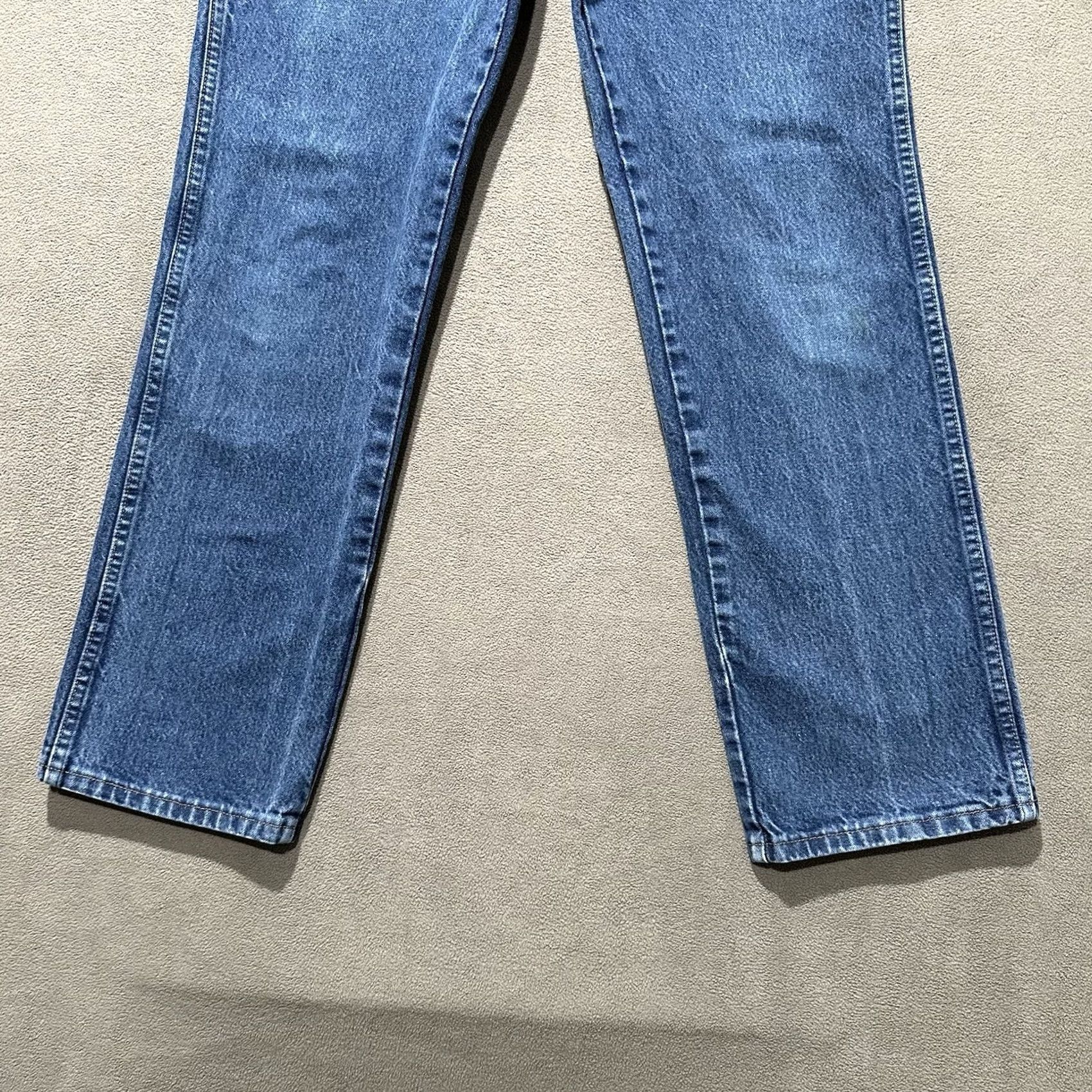 Wrangler VINTAGE Wrangler Jeans Men 33 Waist 30.5 Inseam Blue Denim Cowboy Cut Western 936PWD Size US 30 / EU 46 - 5 Thumbnail
